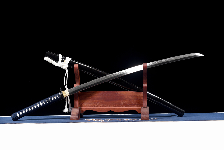 Kiếm Nhật Katana Hàn Dạ – T10 Thép Đốt Lá