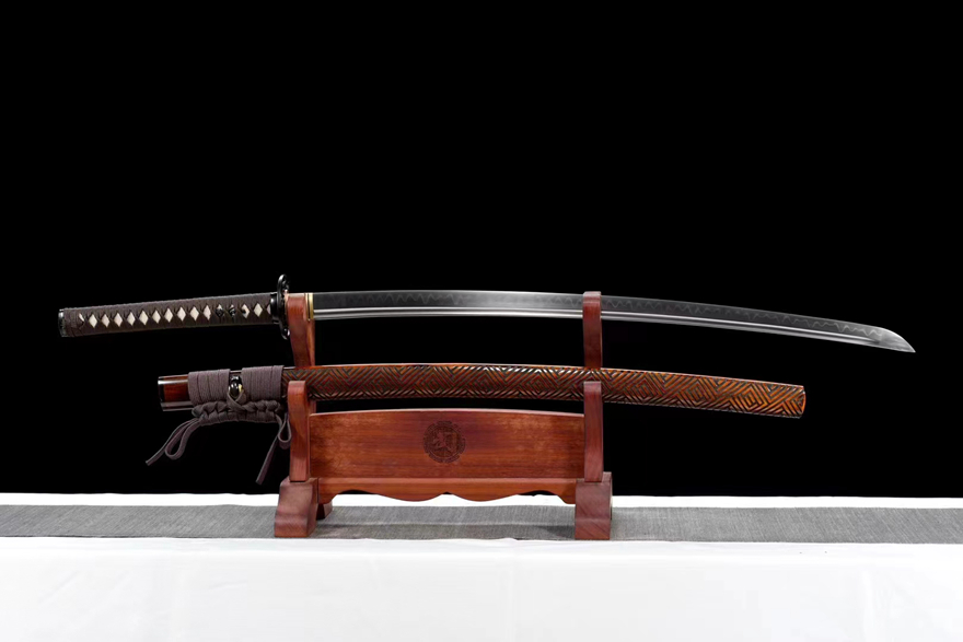 Kiếm Nhật Katana Thác Nguyên, Cán bọc da cá