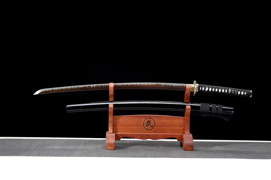 Kiếm Nhật Katana Chùy Thạch – Phiên Bản Mangan Cao Cấp, Đồng Nguyên Khối Chạm Tinh Xảo