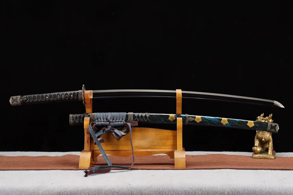 Kiếm Nhật Tachi Ngàn Vũ – Đại Đao Thép Mangan, Rèn Tay Cao Cấp