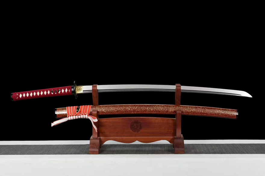 Kiếm Nhật Hỏa Linh – Phiên Bản Gương Sáng, Thép lò xo Cao Cấp Rèn Tay