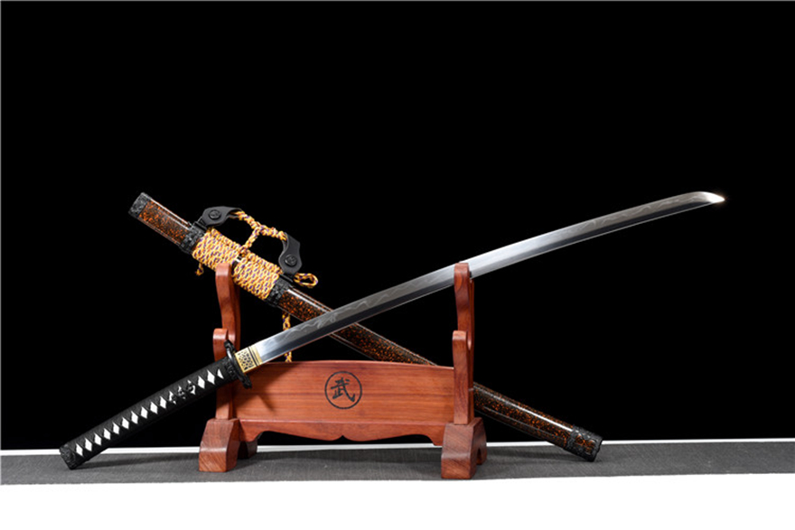 Kiếm Samurai Tachi Tử Thần Đại Đao T10 – Tay Thợ Rèn Thủ Công, Phủ Đất Tôi Lửa