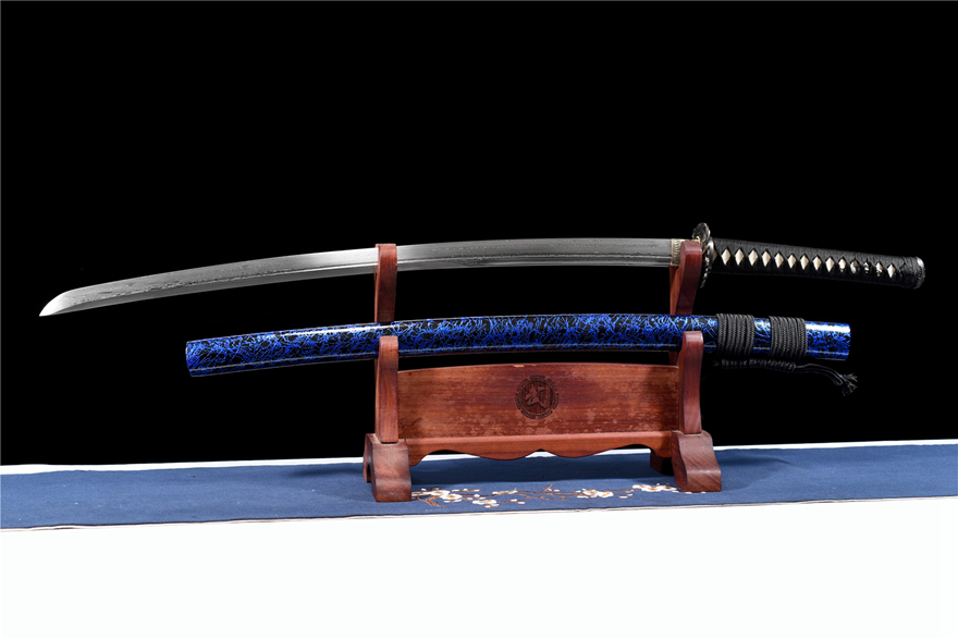 Kiếm Nhật katana Thép Hoa Văn Thăng Long Ô Hoàn