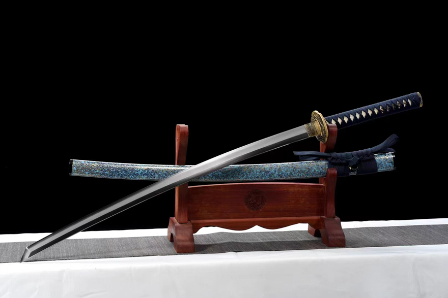 Kiếm Nhật Katana Nguyên Ma – Thép T12A Tôi Lửa, Lưỡi Cắt Đại Katana | Đồng Nguyên Khối, Vỏ Sơn Mài Cao Cấp