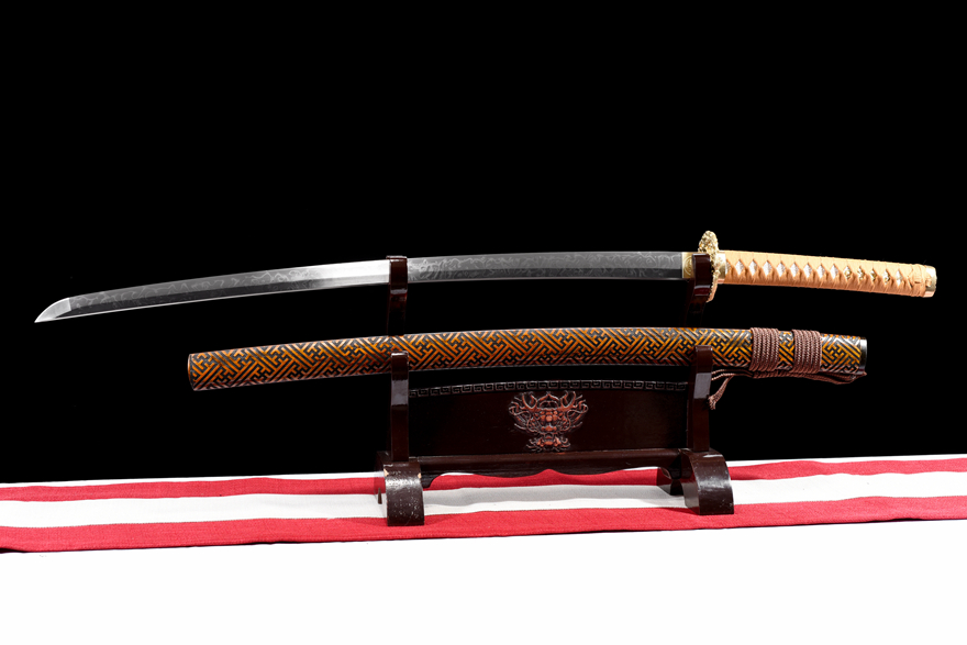 Kiếm Nhật katana Cảnh Xuyên – T10 Tôi Lửa Toàn Mặt | Mài Tay 18 Công Đoạn, Vỏ Gỗ Chạm Sơn Mài Cao Cấp