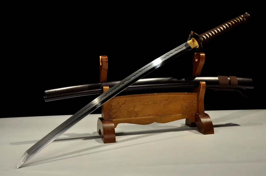 Kiếm Nhật Katana Hà Diệp– Phiên bản mạ vàng mạ bạc sang trọng