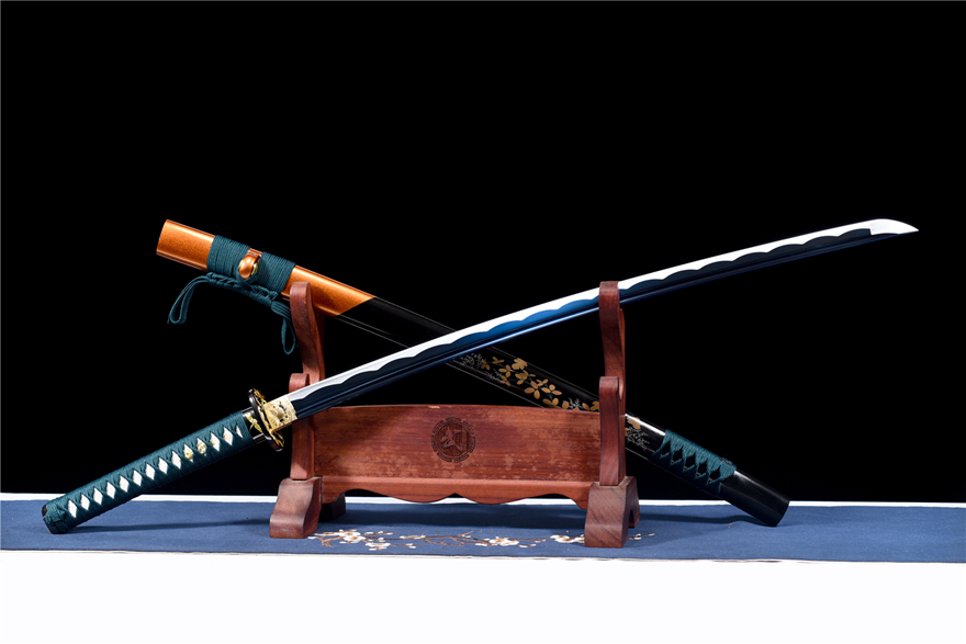 Kiếm Nhật Samurai katana Hoàng Thanh – Phiên bản hiệu suất, Thép Carbon Nung Xanh