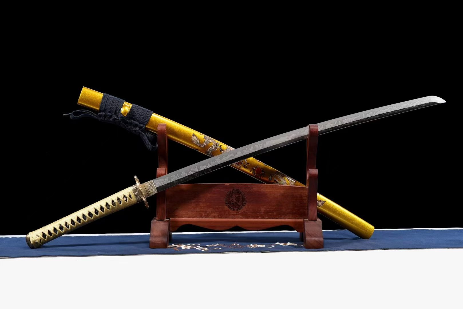 Kiếm Samurai T10 Long Nguyên 26 Inch – Tôi Lưỡi Toàn Phần