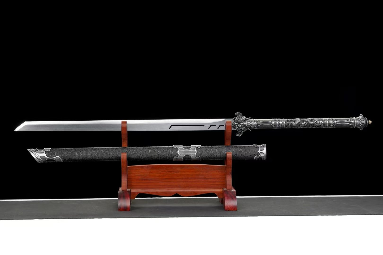 Kiếm Long Tước Đường Hoành Đao 120cm – Thép Mangan Cao Cấp, Phong Cách Uy Nghi