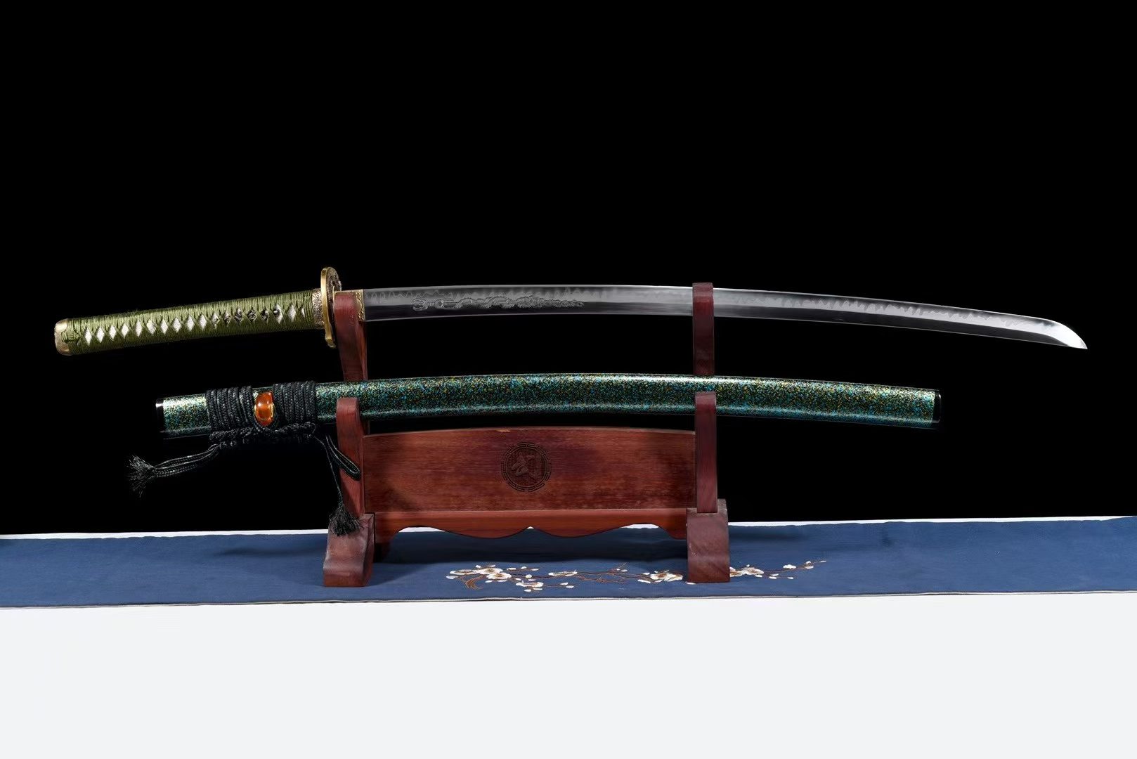 Kiếm Nhật Katana Samurai Kiếm Long – Thép T10 Tôi Lưỡi, Mài Gương Cao Cấp, Sắc Bén Vượt Trội