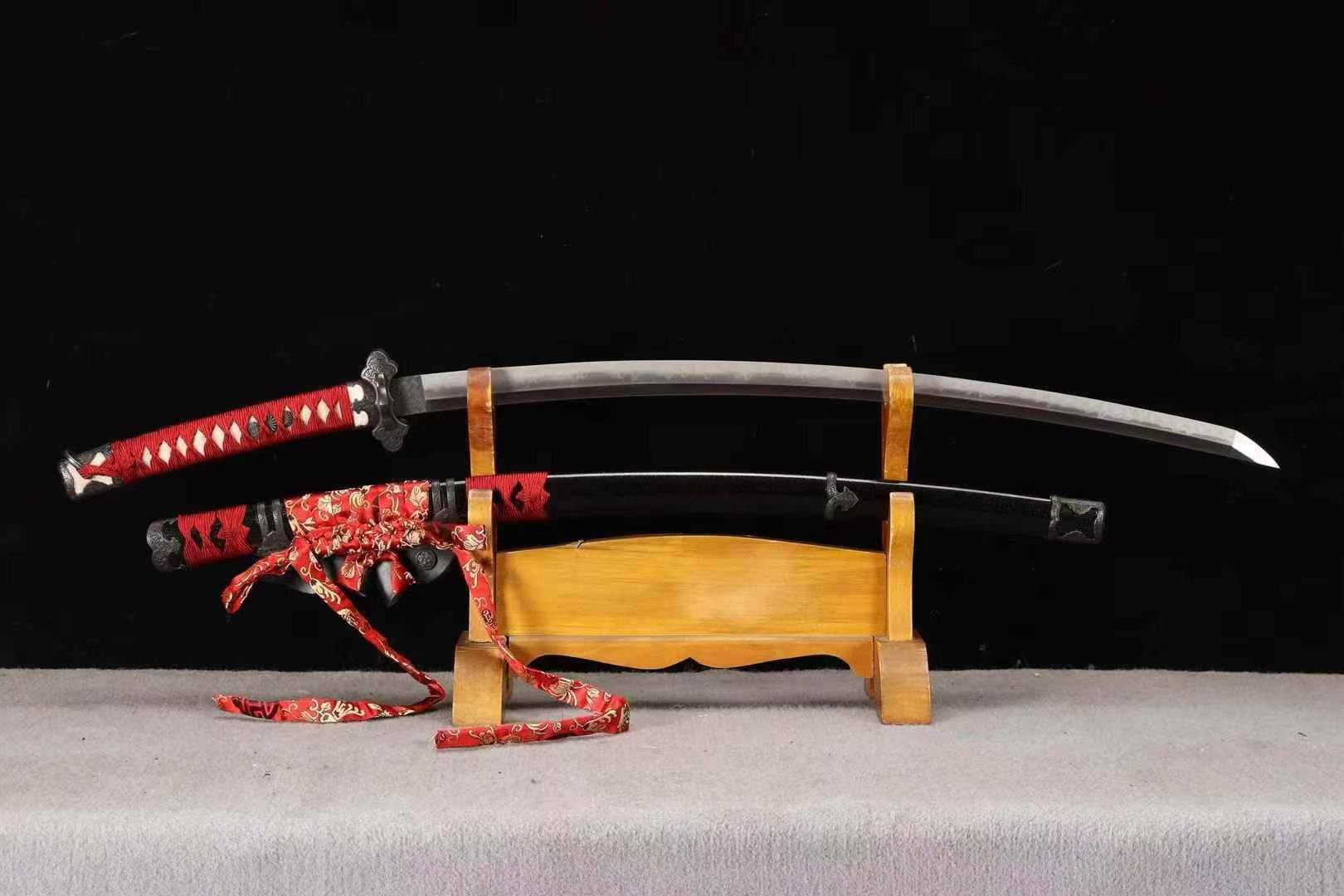 Kiếm Nhật Tachi Mạc Phủ Cường Phản 26 Inch – Thép T10/T1095 Tôi Lưỡi, Đồng Cao Cấp, Hiệu Năng Vượt Trội