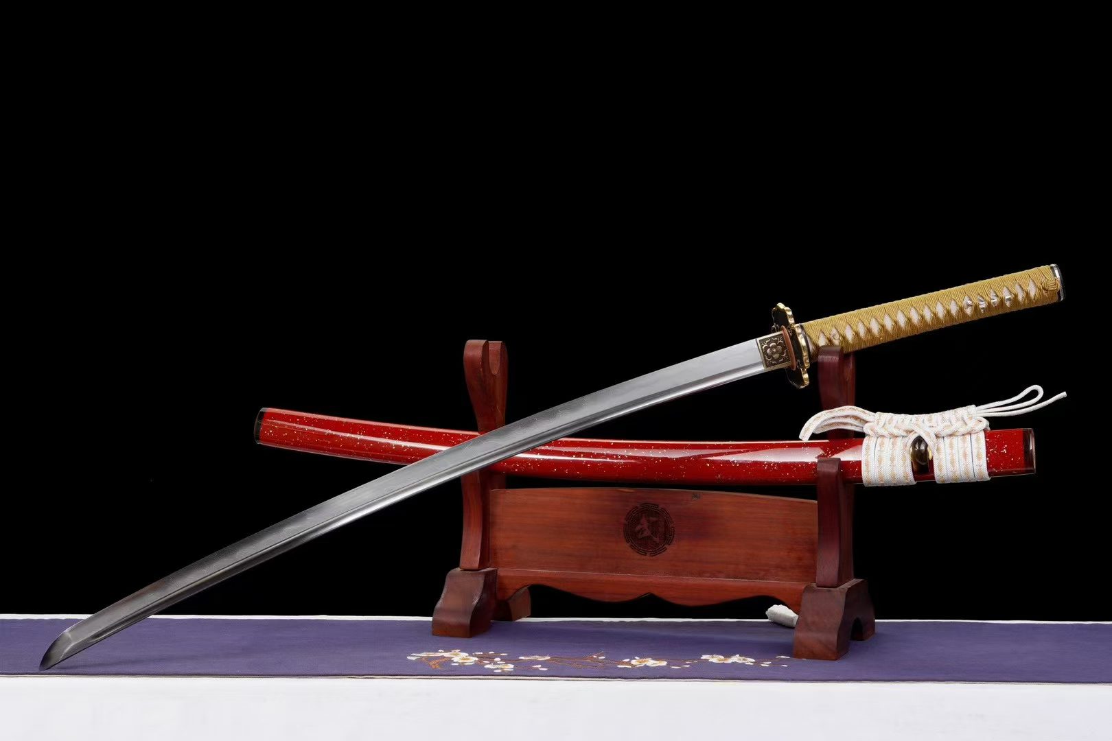 Kiếm Nhật Katana Phong Hoa Tuyệt Đại Thép Thiên Tầng Vân Lông Vũ Cao Cấp