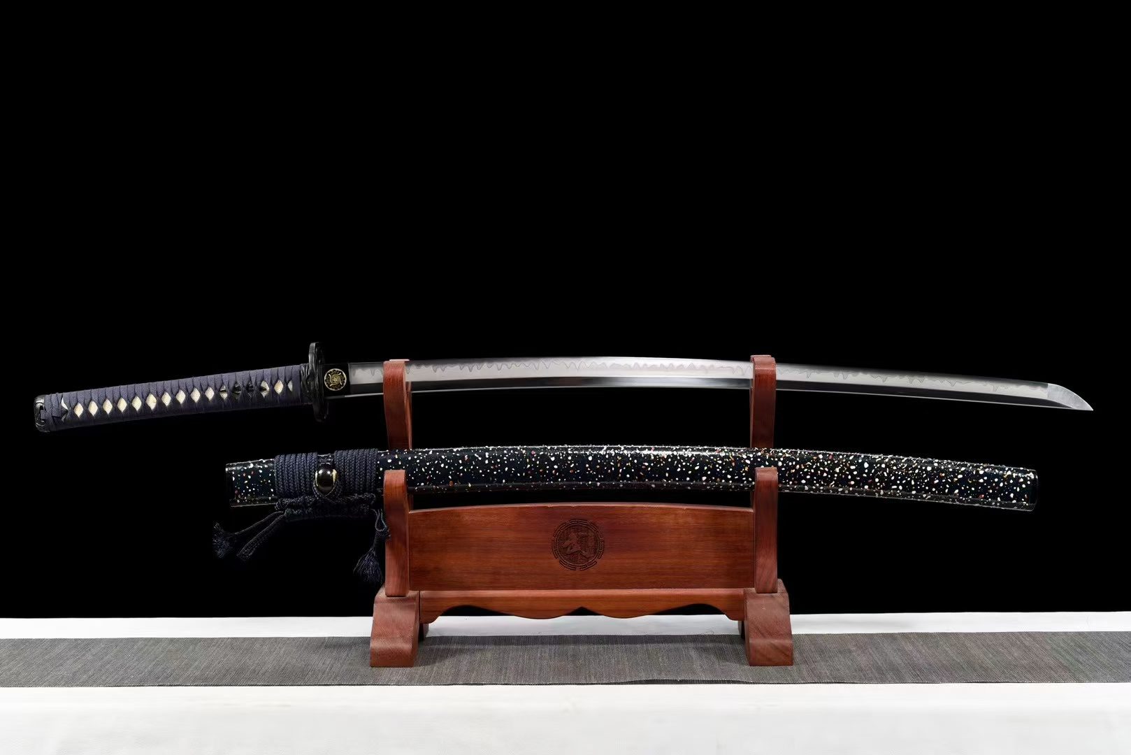 KIẾM NHẬT KATANA BẮC THƯƠNG THÉP T10 HAMON MÀI GƯƠNG CAO CẤP