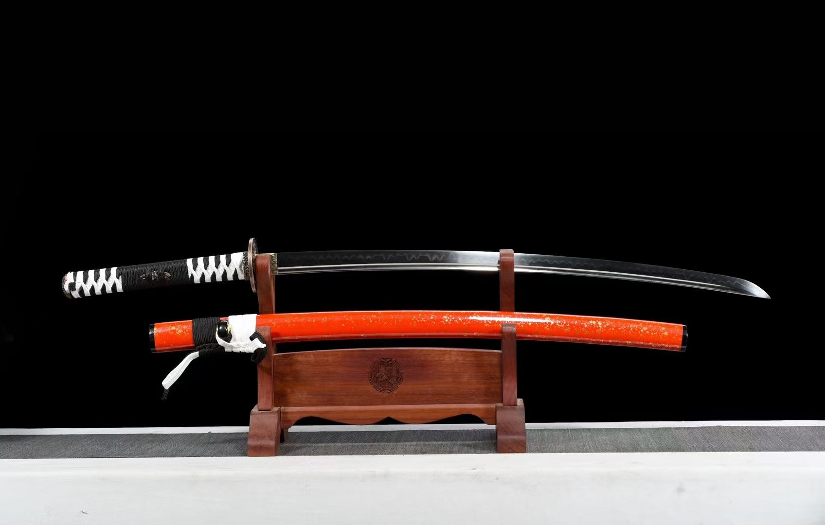 KIẾM NHẬT KATANA PHÙ TÔ THÉP T10 TÔI ĐẤT HAMON PHIÊN BẢN GIÁ TỐT